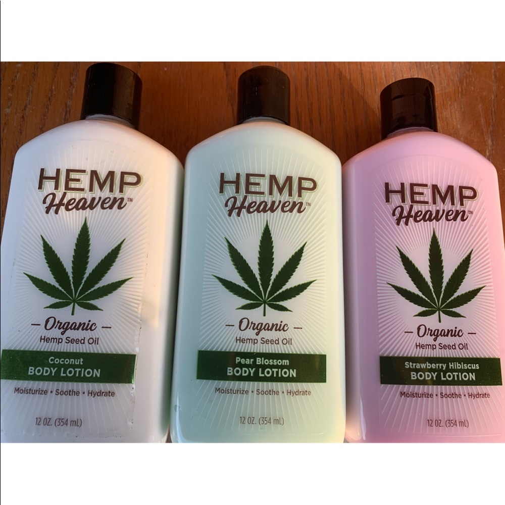 Hemp organic lotion set 25